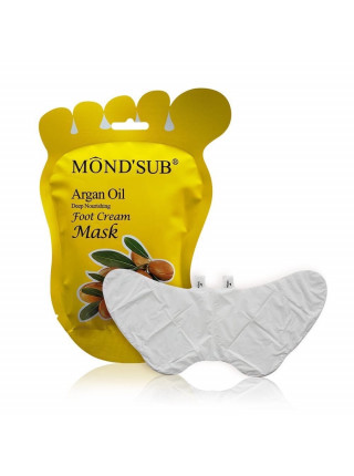 Маска-носочки для ног Mond'Sub Argan Oil Foot Cream Mask