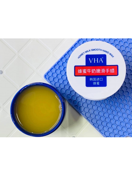 Восковая маска-пленка VHA для рук с медом и молоком