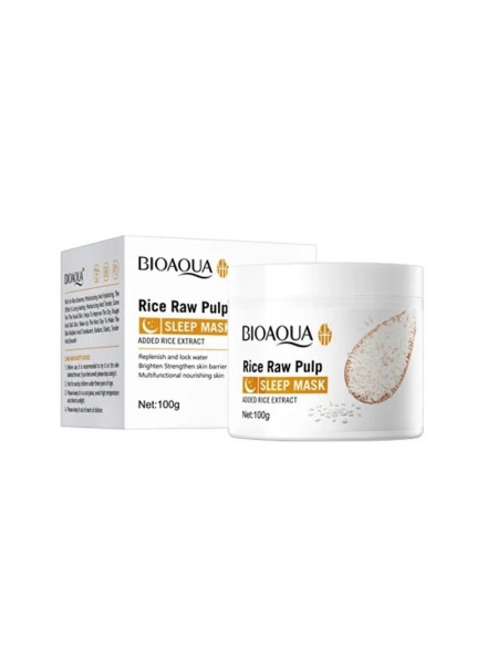 Ночная маска для лица Bioaqua Rice Raw Pulp