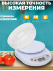 Кухонные весы с чашей