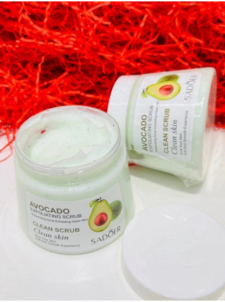 Скраб для тела Sadoer Очищающий отшелушивающий Exfoliating Clean Scrub, 250 г
