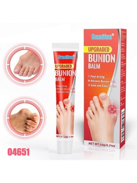 Крем при вальгусной деформации стопы "Sumifun Bunion Balm" 20 г
