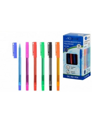 Шариковая ручка с чернилами на масляной основе, уп.50 шт.