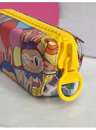 Пенал Лабубу 21см с большой молнией "Зип"