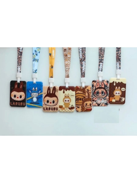 Бейдж для пропуска и карты ЛАБУБУ, микс в ассортимент.