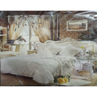 Плед розочка шампань