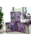 Подарочные набор 3в1 полотенца из микрофибры в коробке (2 шт) "ЛАВАНДА"