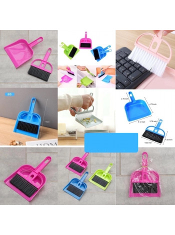 Щётка для пола с совком «Чистота», 20×13 см, цвет МИКС