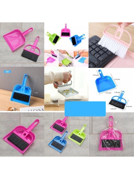 Щётка для пола с совком «Чистота», 20×13 см, цвет МИКС Щётка для пола с совком «Чистота», 20×13 см, цвет МИКС