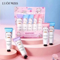 Набор кремов для рук Luofmiss Beautecret Cute Cat Hand Cream 5 в 1