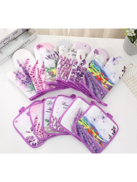 Кухонный набор 2/1 Рукавица и прихватка. 8-марта Кухонный набор 2/1 Рукавица и прихватка. 8-марта