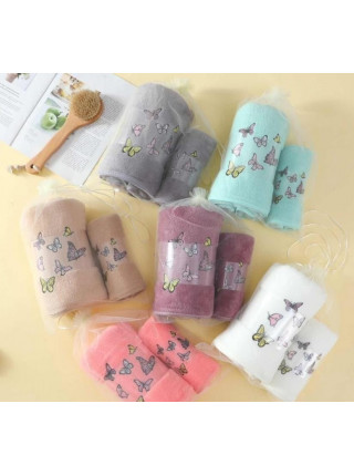 Комплект из двух полотенец для бани и лица Комплект из двух полотенец для бани и лица