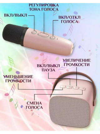 Мини Bluetooth колонка с 2 микрофонами K12