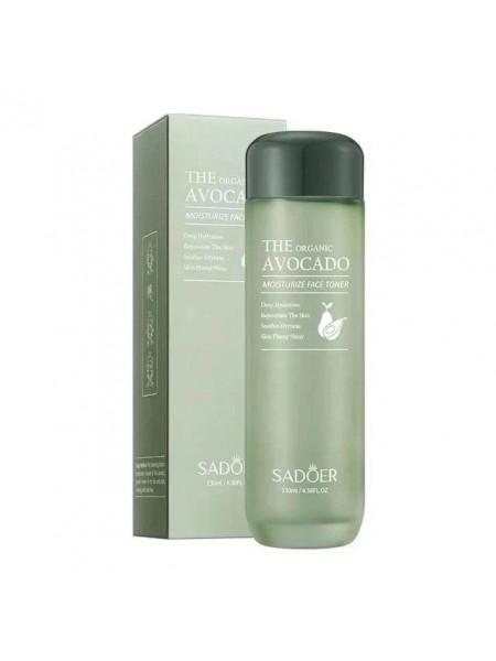 SADOER Avocado Toner Чистая и свежая текстура