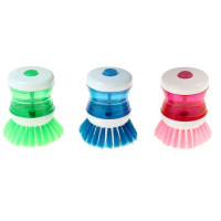 Щетка для мытья посуды с дозатором