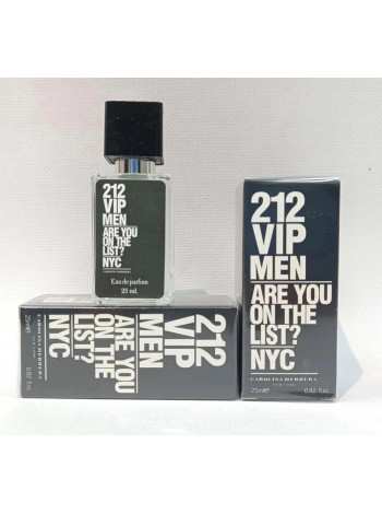 Духи мужские carolina herrera 212 vip men 25 ml