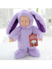 Спящая куколка в пижамке зайца