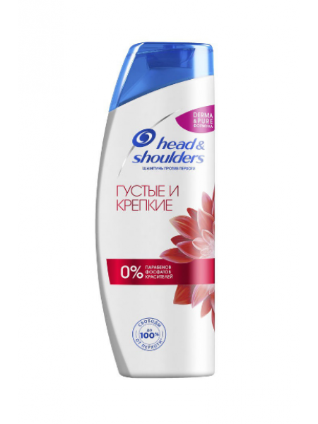 Шампунь против перхоти Head & Shoulders Густые и крепкие 0% - 400мл