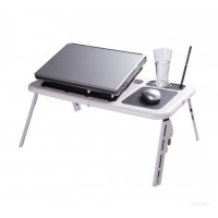 Складной столик-подставка для ноутбука с кулером E-Table