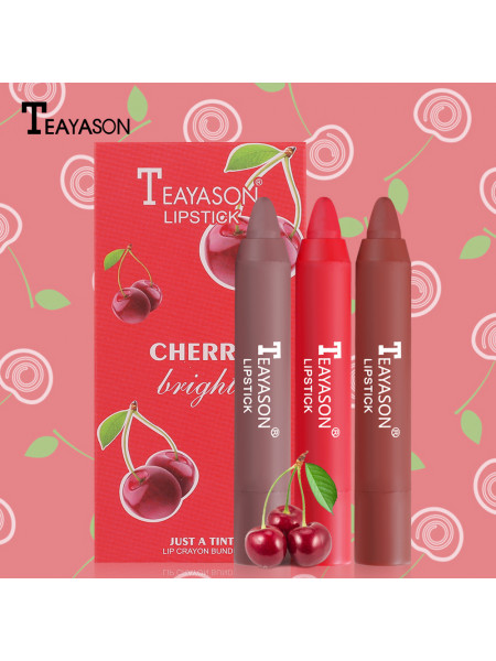 Комплект из трех помад Lipstick Cherry Lips